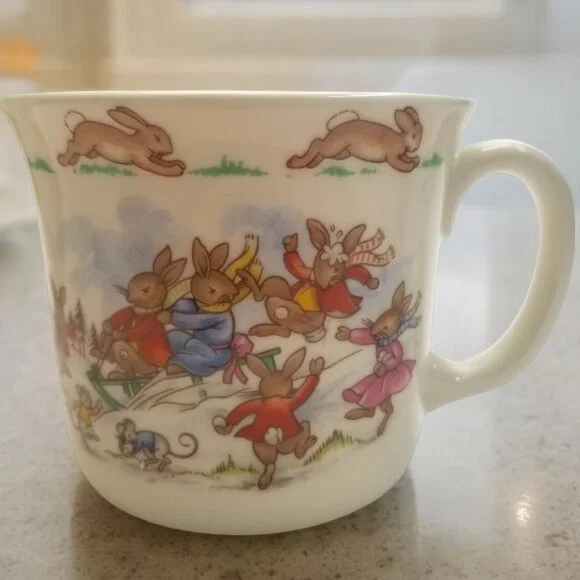 Bunnykins Children’s 3-Pcs Dish Set Bone China Royal Doulton England Collectable - Picture 3 of 16